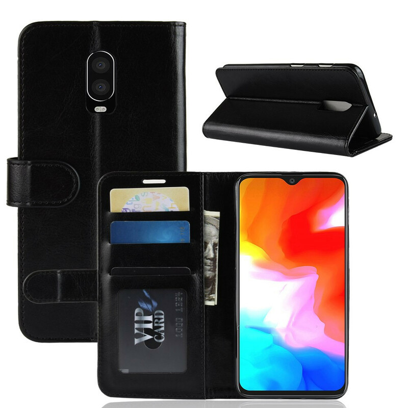 Housse OnePlus 6T Simili Cuir Classique Housse OnePlus 6T Simili Cuir Classique