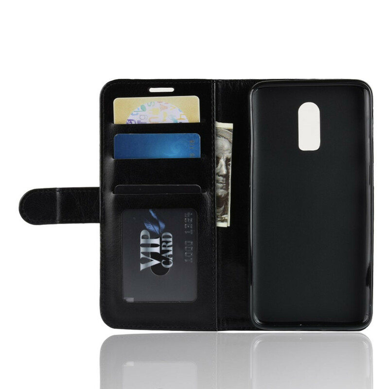 Housse OnePlus 6T Simili Cuir Classique Housse OnePlus 6T Simili Cuir Classique