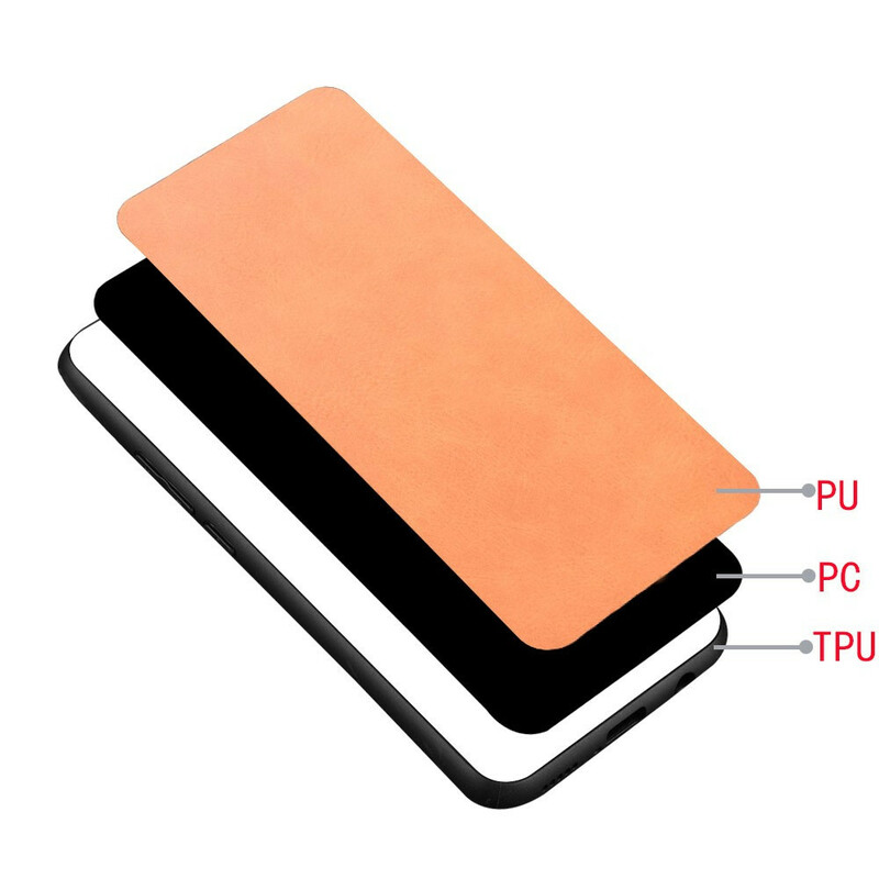 Coque OnePlus 6T Style Cuir Coutures Coque OnePlus 6T Style Cuir Coutures