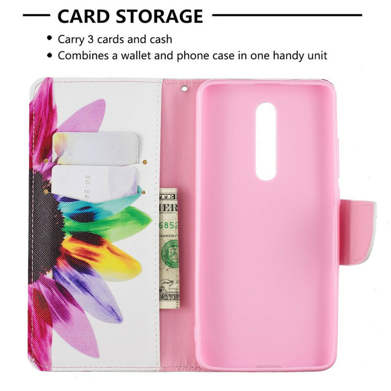Housse Xiaomi Mi 9T / Mi 9T Pro Fleur Aquarelle Housse Xiaomi Mi 9T / Mi 9T Pro Fleur Aquarelle