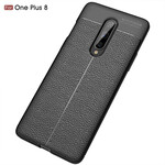 Coque OnePlus 8 Effet Cuir Litchi Double Line Coque OnePlus 8 Effet Cuir Litchi Double Line