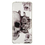 Coque Xiaomi Mi 9T / Mi 9T Pro Transparente Tête de Mort Fleurie Coque Xiaomi Mi 9T / Mi 9T Pro Transparente Tête de Mort Fleurie