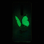 Coque Xiaomi Mi 9T / Mi 9T Pro Papillon Bleu Fluorescente Coque Xiaomi Mi 9T / Mi 9T Pro Papillon Bleu Fluorescente