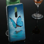 Coque Xiaomi Mi 9T / Mi 9T Pro Papillon Bleu Fluorescente Coque Xiaomi Mi 9T / Mi 9T Pro Papillon Bleu Fluorescente