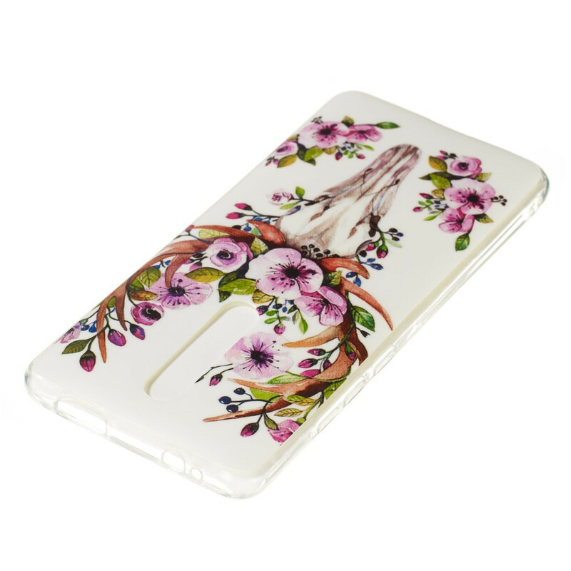 Coque Xiaomi Mi 9T / Mi 9T Pro Wapiti Fleuri Fluorescente Coque Xiaomi Mi 9T / Mi 9T Pro Wapiti Fleuri Fluorescente