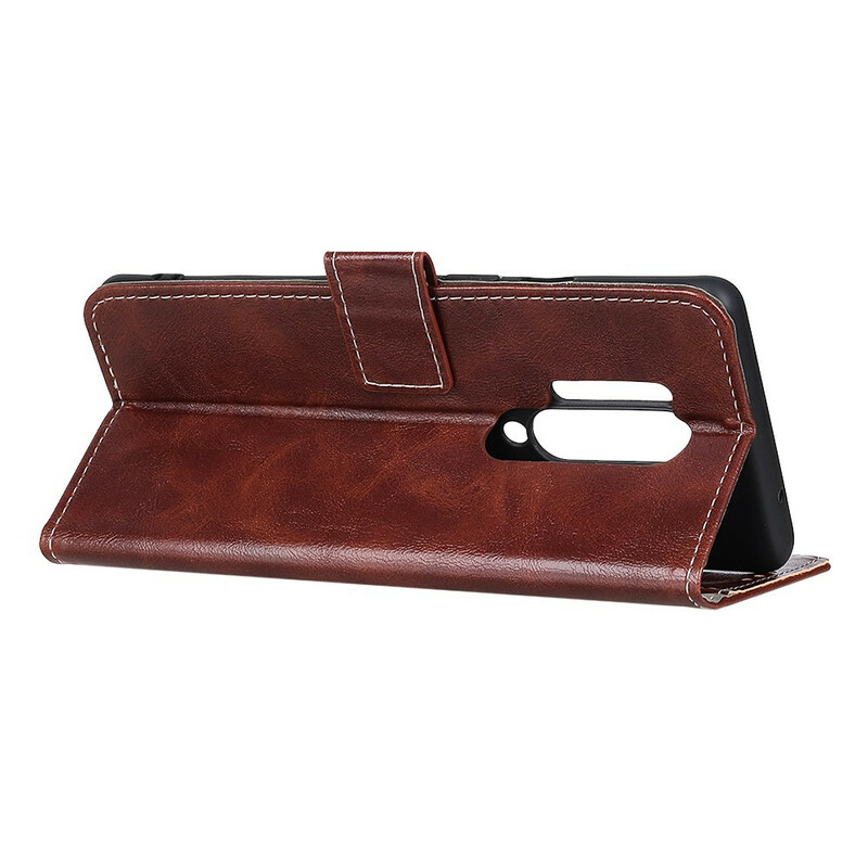 Housse OnePlus 8 Pro Brillante et Coutures Apparentes Housse OnePlus 8 Pro Brillante et Coutures Apparentes