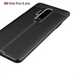 Coque OnePlus 8 Pro Effet Cuir Litchi Double Line Coque OnePlus 8 Pro Effet Cuir Litchi Double Line