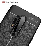 Coque OnePlus 8 Pro Effet Cuir Litchi Double Line Coque OnePlus 8 Pro Effet Cuir Litchi Double Line