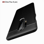 Coque OnePlus 8 Pro Effet Cuir Litchi Double Line Coque OnePlus 8 Pro Effet Cuir Litchi Double Line