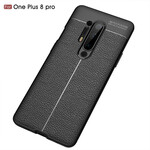 Coque OnePlus 8 Pro Effet Cuir Litchi Double Line Coque OnePlus 8 Pro Effet Cuir Litchi Double Line
