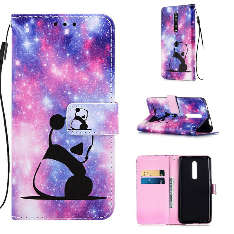 Housse Xiaomi Mi 9T / Mi 9T Pro Panda Galaxie Housse Xiaomi Mi 9T / Mi 9T Pro Panda Galaxie