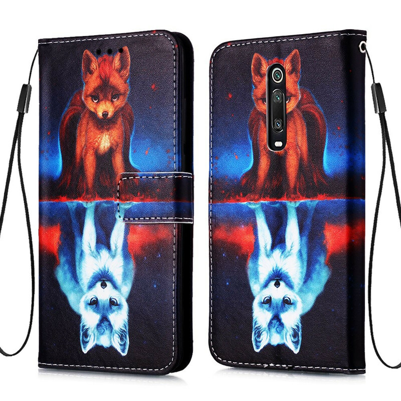 Housse Xiaomi Mi 9T / Mi 9T Pro Reflet de Julien le Chien à Lanière Housse Xiaomi Mi 9T / Mi 9T Pro Reflet de Julien le Chien à Lanière
