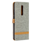Housse Xiaomi Mi 9T / Mi 9T Pro Tissu et Effet Cuir à Lanière Housse Xiaomi Mi 9T / Mi 9T Pro Tissu et Effet Cuir à Lanière