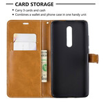 Housse Xiaomi Mi 9T / Mi 9T Pro Tissu et Effet Cuir à Lanière Housse Xiaomi Mi 9T / Mi 9T Pro Tissu et Effet Cuir à Lanière