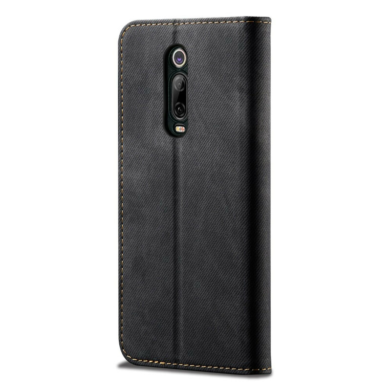 Flip Cover Xiaomi Mi 9T / Mi 9T Pro Tissu Jeans Flip Cover Xiaomi Mi 9T / Mi 9T Pro Tissu Jeans