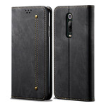 Flip Cover Xiaomi Mi 9T / Mi 9T Pro Tissu Jeans Flip Cover Xiaomi Mi 9T / Mi 9T Pro Tissu Jeans
