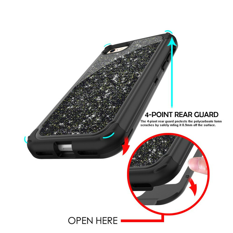 Coque iPhone SE 2 / 8 / 7 Détachable Superbes Paillettes Coque iPhone SE 2 / 8 / 7 Détachable Superbes Paillettes