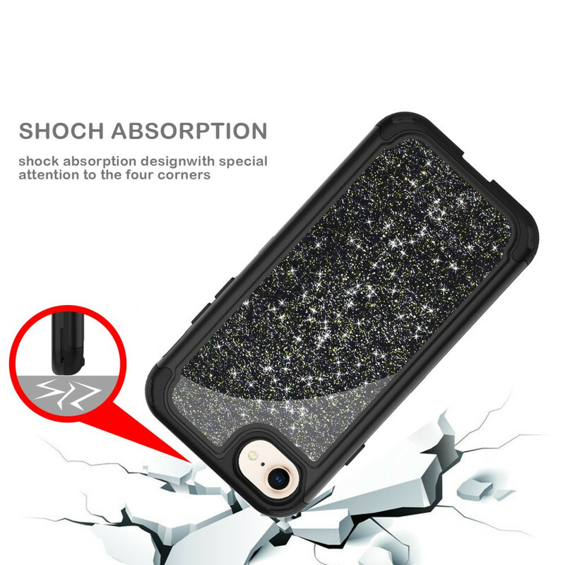 Coque iPhone SE 2 / 8 / 7 Détachable Superbes Paillettes Coque iPhone SE 2 / 8 / 7 Détachable Superbes Paillettes