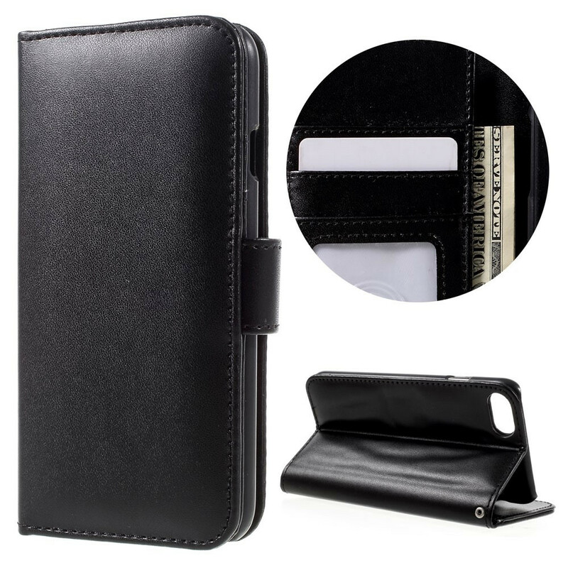 Housse iPhone SE 2 / 8 / 7 Style Cuir Uni Housse iPhone SE 2 / 8 / 7 Style Cuir Uni