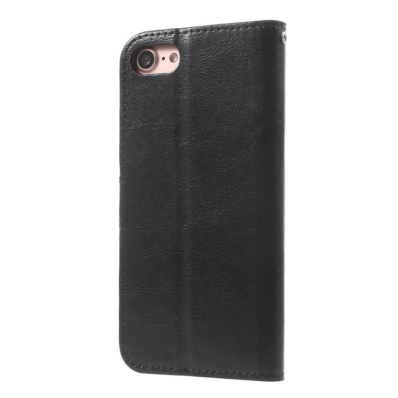 Housse iPhone SE 2 / 8 / 7 Simili Cuir Style Sobre