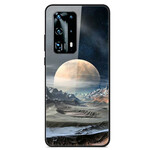 Coque Huawei P40 Verre Trempé Lune de L'Espace