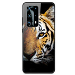 Coque Huawei P40 Verre Trempé Tigre Réaliste Coque Huawei P40 Verre Trempé Tigre Réaliste
