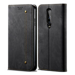 Flip Cover OnePlus 8 Simili Cuir Texture Jeans