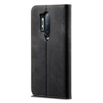 Flip Cover OnePlus 8 Pro Simili Cuir Texture Jeans