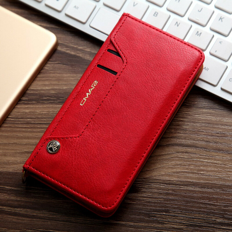 Flip Cover iPhone SE 2 / 8 / 7 Effet Cuir Multi-Cartes CMAI2