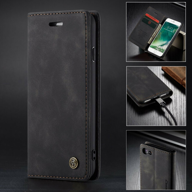 Flip Cover iPhone SE 2 / 8 / 7 CASEME Simili Cuir Flip Cover iPhone SE 2 / 8 / 7 CASEME Simili Cuir