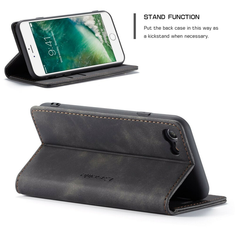 Flip Cover iPhone SE 2 / 8 / 7 CASEME Simili Cuir Flip Cover iPhone SE 2 / 8 / 7 CASEME Simili Cuir