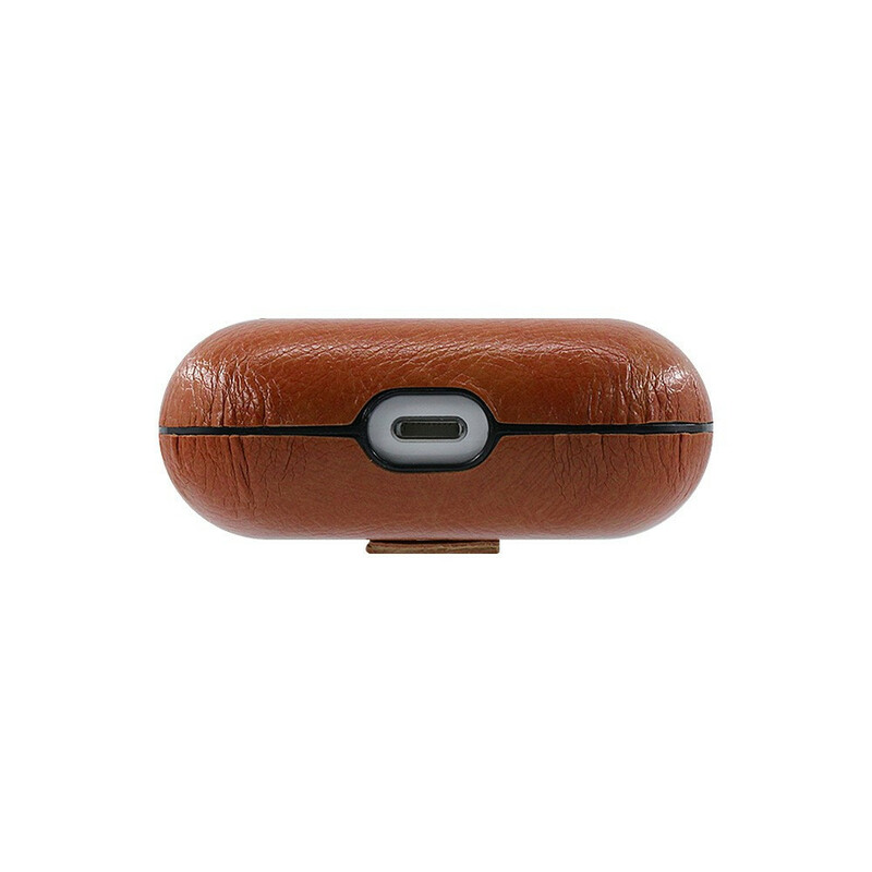 Étui AirPods Pro Style Cuir avec Mousqueton Étui AirPods Pro Style Cuir avec Mousqueton