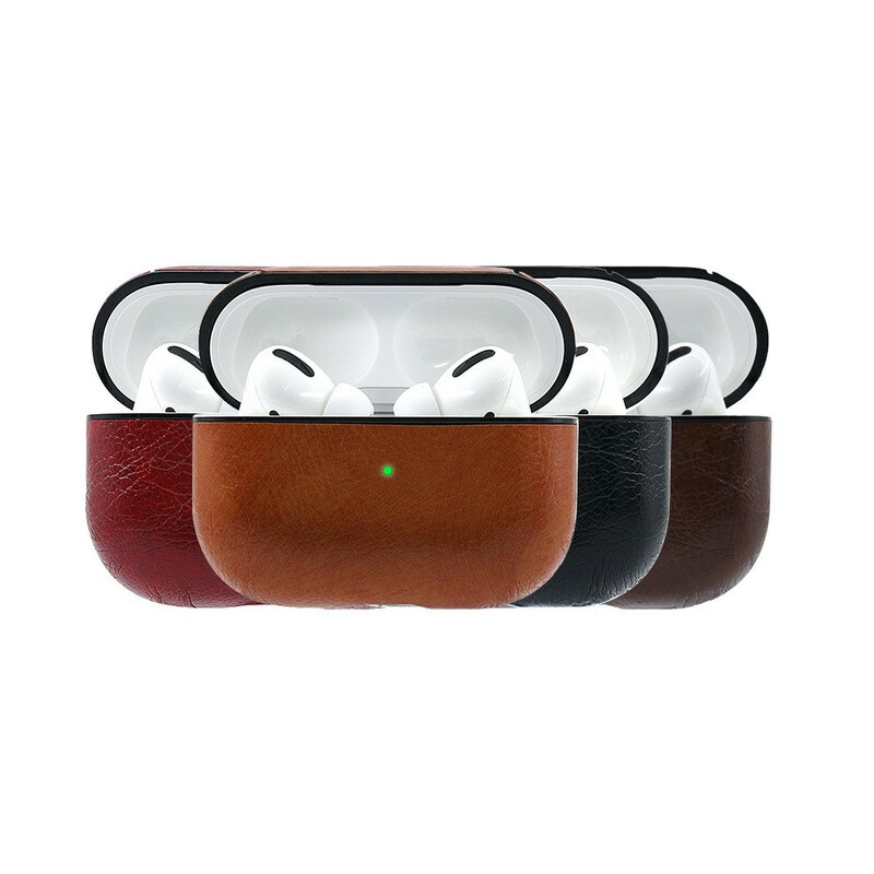 Étui AirPods Pro Style Cuir avec Mousqueton Étui AirPods Pro Style Cuir avec Mousqueton