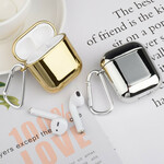 Coque AirPods Plastique Galvanisé Color avec Mousqueton Coque AirPods Plastique Galvanisé Color avec Mousqueton