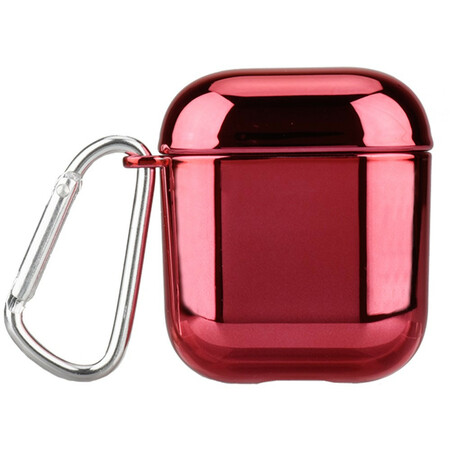 Coque AirPods Plastique Galvanisé Color avec Mousqueton