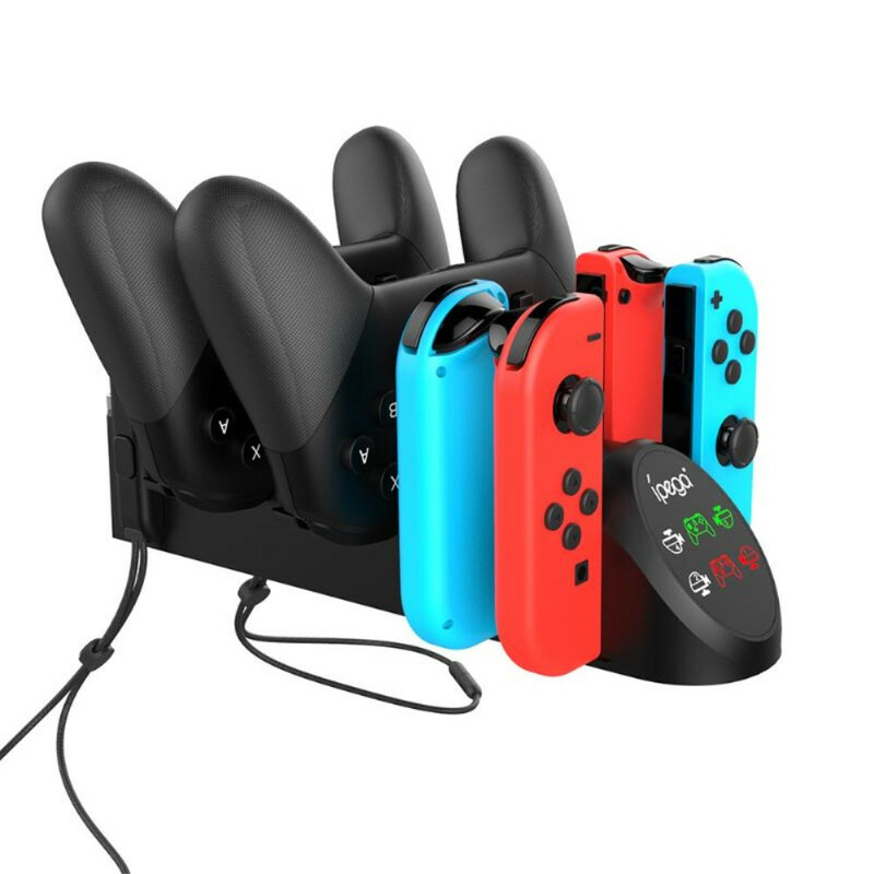 Support à Station Chargeur 6 en 1 IPEGA pour Nintendo Switch Support à Station Chargeur 6 en 1 IPEGA pour Nintendo Switch
