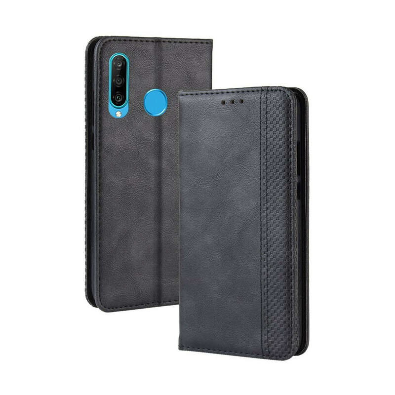 Flip Cover Honor 20 Lite Effet Cuir Vintage Stylisé Flip Cover Honor 20 Lite Effet Cuir Vintage Stylisé