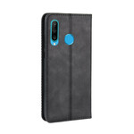 Flip Cover Honor 20 Lite Effet Cuir Vintage Stylisé Flip Cover Honor 20 Lite Effet Cuir Vintage Stylisé