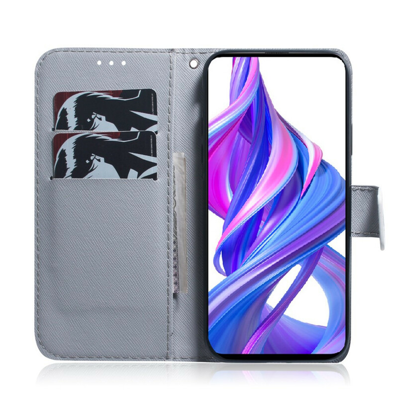 Housse Honor 9X Pro Tigre Blanc