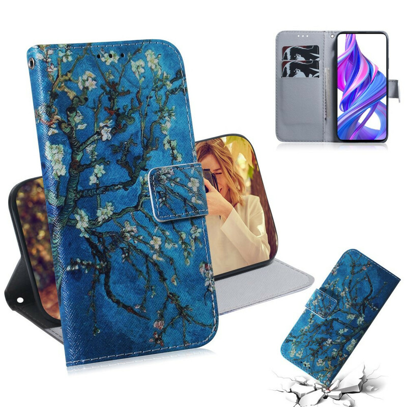 Housse Honor 9X Pro Branches Fleuries Housse Honor 9X Pro Branches Fleuries