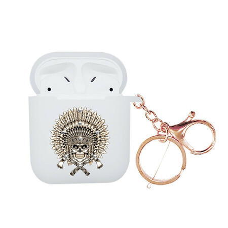 Coque AirPods Série Tête de Mort NXE avec Mousqueton