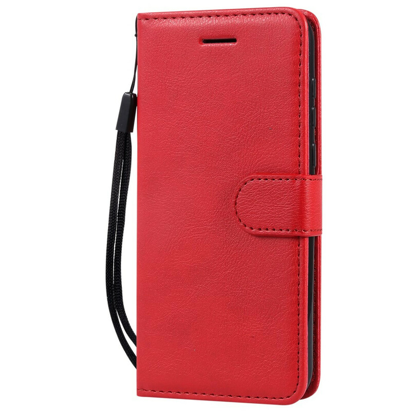 Housse Huawei Y5 2019 / Honor 8S Effet Cuir Couleur à Lanière Housse Huawei Y5 2019 / Honor 8S Effet Cuir Couleur à Lanière