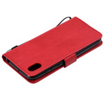Housse Huawei Y5 2019 / Honor 8S Effet Cuir Couleur à Lanière Housse Huawei Y5 2019 / Honor 8S Effet Cuir Couleur à Lanière