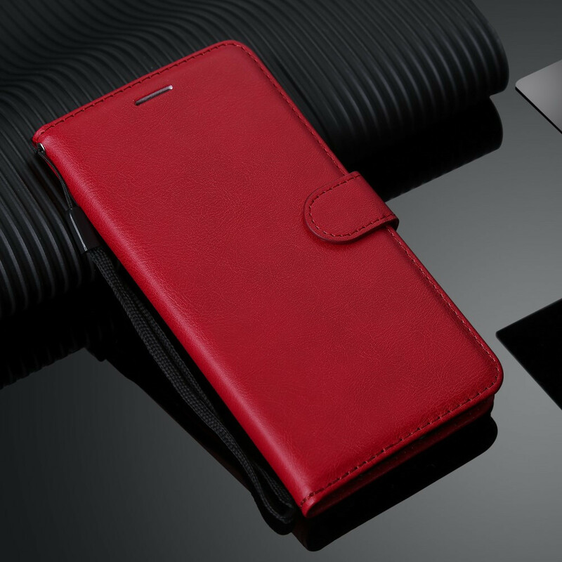 Housse Huawei Y5 2019 / Honor 8S Effet Cuir Couleur à Lanière Housse Huawei Y5 2019 / Honor 8S Effet Cuir Couleur à Lanière