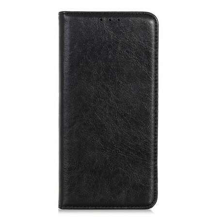 Flip Cover Honor 9X Pro Cuir Fendu Élégance