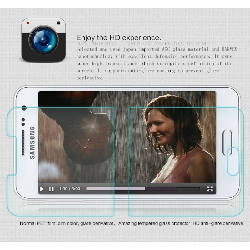 Protection en verre trempé pour l’écran du Samsung Galaxy A3