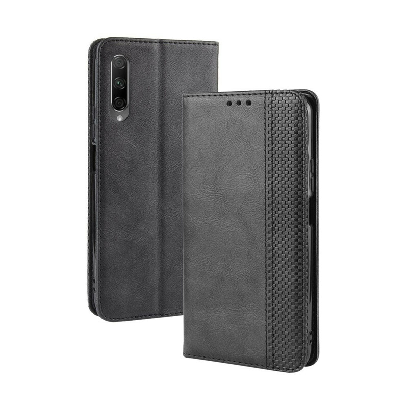 Flip Cover Honor 9X Pro Effet Cuir Vintage Stylisé Flip Cover Honor 9X Pro Effet Cuir Vintage Stylisé
