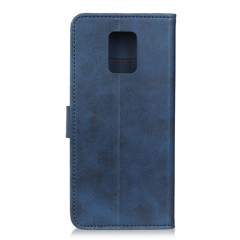 Housse Xiaomi Redmi Note 9 Pro Effet Cuir Mat Rétro
