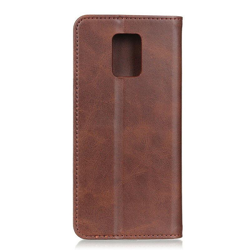 Flip Cover Xiaomi Redmi Note 9 Pro Cuir Fendu Élégance