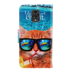 Housse Xiaomi Redmi Note 9 Pro Cat Live It à Lanière